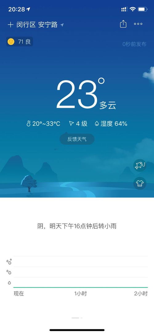精准到分钟，实时天气预报如何告诉你几点几分下雨